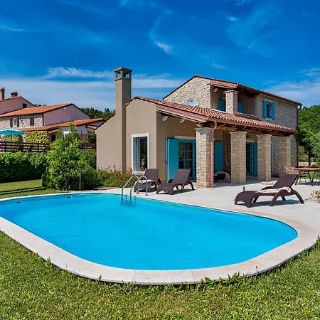 Toscana For 6 People Near Umag With Private Pool, Jacuzzi & Sea View - Pet Friendly Vilanija